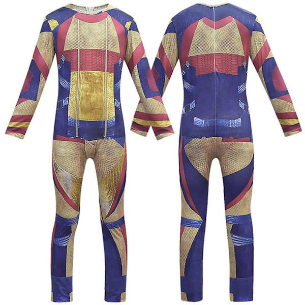Drenge Descendants 3 Jay Doll Jumpsuit Cosplay Halloween kostume W 5-6 Years