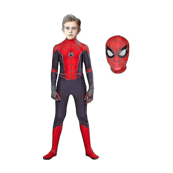 Den fantastiske Spider-man Jumpsuit Spiderman Cosplay Kostume Halloween Voksen / Barn-c W 110cm