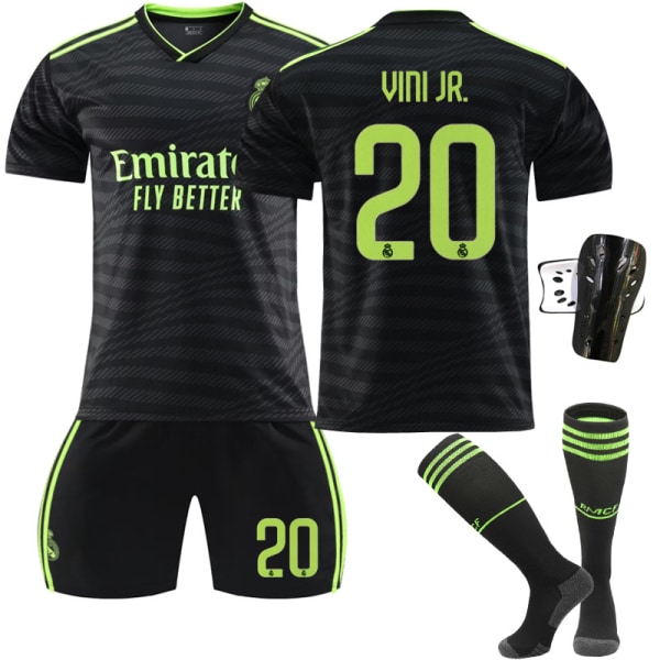 Real Madrid tröja 22/23 nr 20 fotbollströja för barn V Suit With Pad 22(130-135)