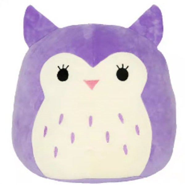 20-25 cm Squishmallow Pude Plyslegetøj LILLA UGL LILLA UGL