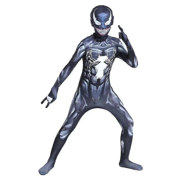 Pojat Lapset Spider-man Cosplay -asu Supersankari Iron Spiderman Venom Ju 150cm