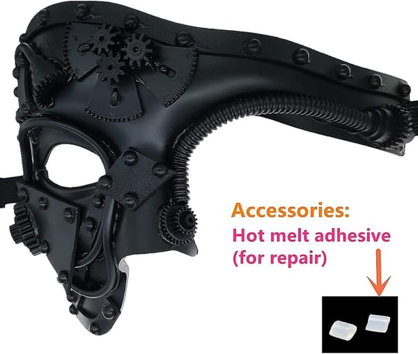 Metallrobotmaske, Halloween-maskefest Silver