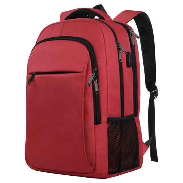 Overdimensioneret rygsæk med laptoprum passer til 18" notebook Y red