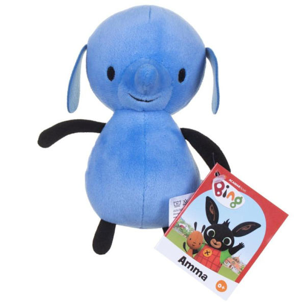 4-Pack BING Gosedjur Bing Flop Amma Pando Plush Leksak 20cm multicolor