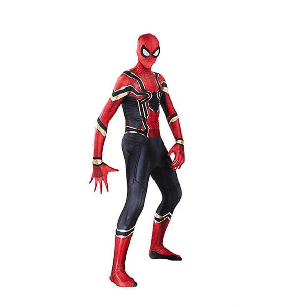 Iron Spider-Man Cosplay-kostyme for menn S