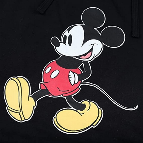 Disney Naisten/Naisten Ainoa Oikea Mikki Hiiri Huppari Musta Black L