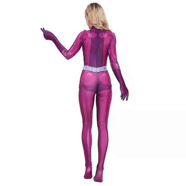 Totally Spies Cosplay Bodysuit til voksne og børn Lilla Pueple 2XL