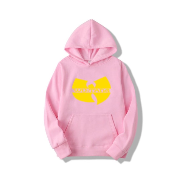 Hoodies Långärmad Hood Sweatshirt Toppbyxor Set Pink Hoodie XL