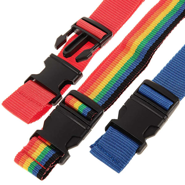 3 x Matkatavararemmien matkatavaroiden kiinnityshihnat