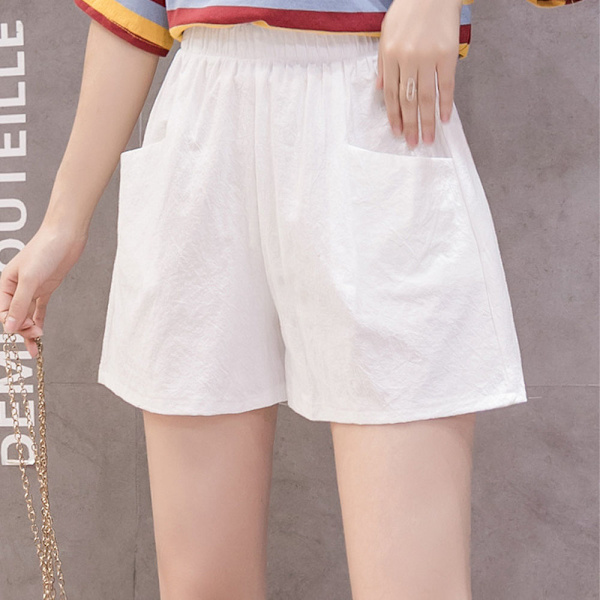 4st Casual Shorts för kvinnor Elastic Beach Summer Beach Short . XL