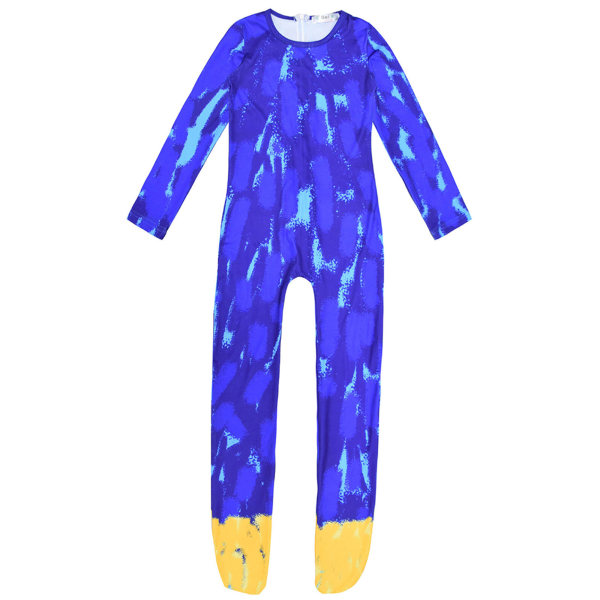 Poppy Playtime Huggy Wuggy Cosplay Kostym Outfit Jumpsuit Presenter k 160Y