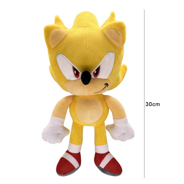 Sonic The Hedgehog Soft Plysj Doll Leker Barn Julegaver / 2 30cm
