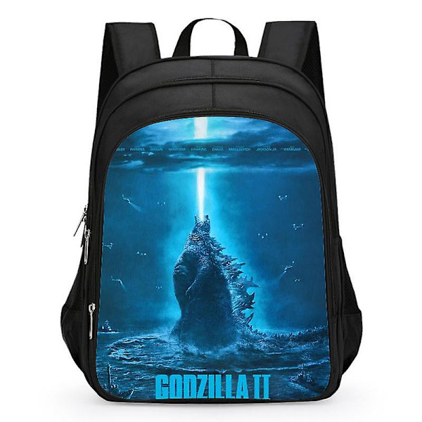 Godzilla Print chool Bag Kids Waterproof Backpack #1 Y 5 S