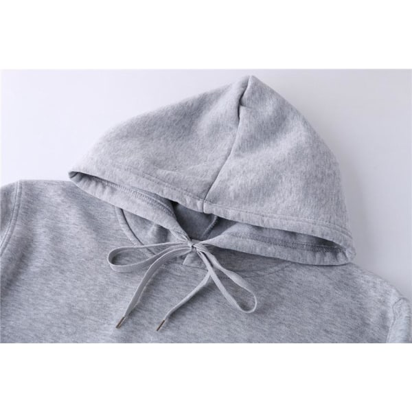 Hoodies Långärmad Hood Sweatshirt Toppbyxor Set - H Black Sets S