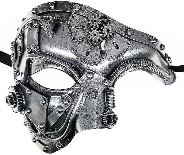 Metallirobottinaamio, Halloween-naamiaiset Silver