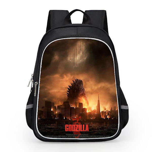 Godzilla Print Skole Taske Børn Vandtæt Rygsæk #1 Y 13 L