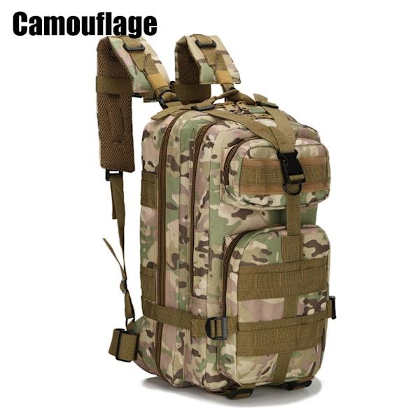 Military Tactical Army Backpack Outdoor Bag 30L Y black