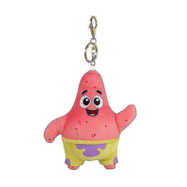 Svampebob Firkant Henge Plysjleketøy Patrick Star Squidward Tentakler Tegneserie Fylt Dockeheng Barn Bursdagspresang W 13.5cm Patrick Star