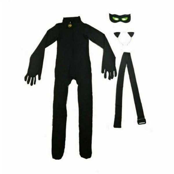 Cosplay Cat Noir Barn Bodysuit Black Cat Halloween Set W L
