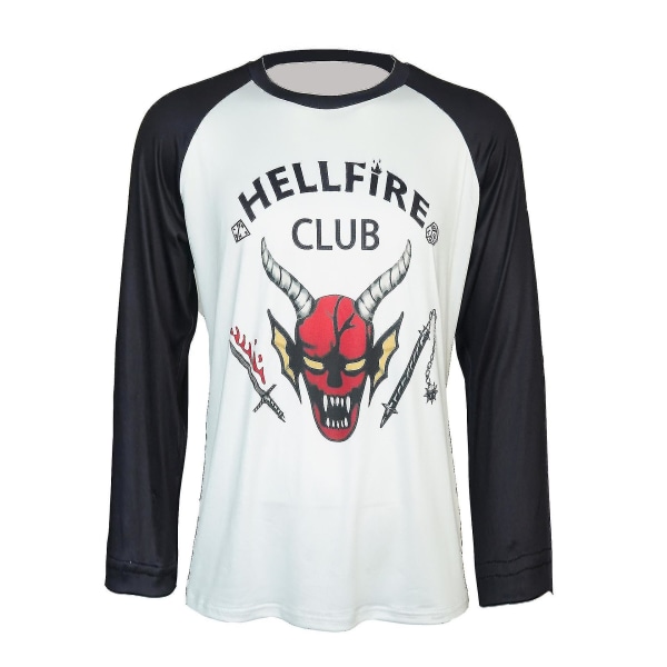 Stranger Things 4 Hellfire Club T-skjorte W Style2 5XL