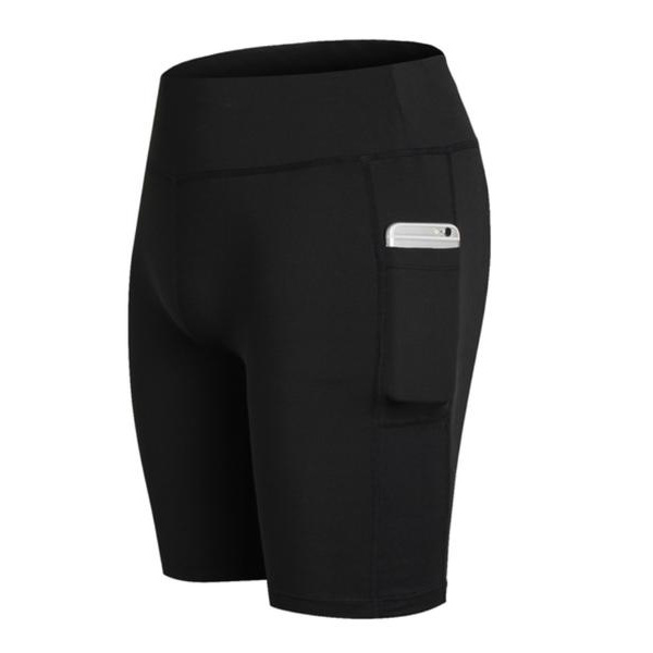 Mustat Elatika-treenitightsit - taskut molemmilla puolilla  S - black s