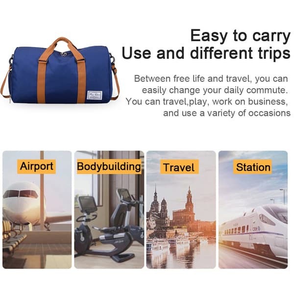 Urheilukassi kengille ja märälle, Travel Duffel H blue