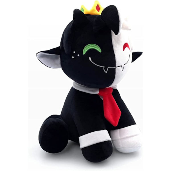 Animaatio Cosplay pehmolelu, 9,8 tuuman animoitu pehmolelu, luova pehmeä pehmolelu mustavalkoinen Devil Pehmolelulahja lapsille (30 cm) /
