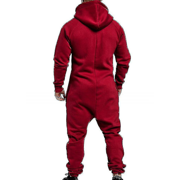 Heldress for menn Wine Red XXL