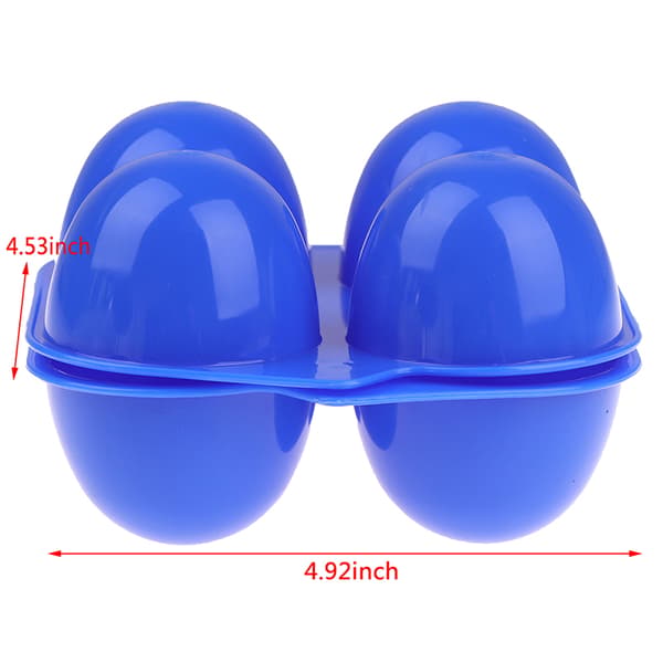 4 Grid Egg Box Carrier Vikbar kartonghållare Utomhus BBQ Picknick W