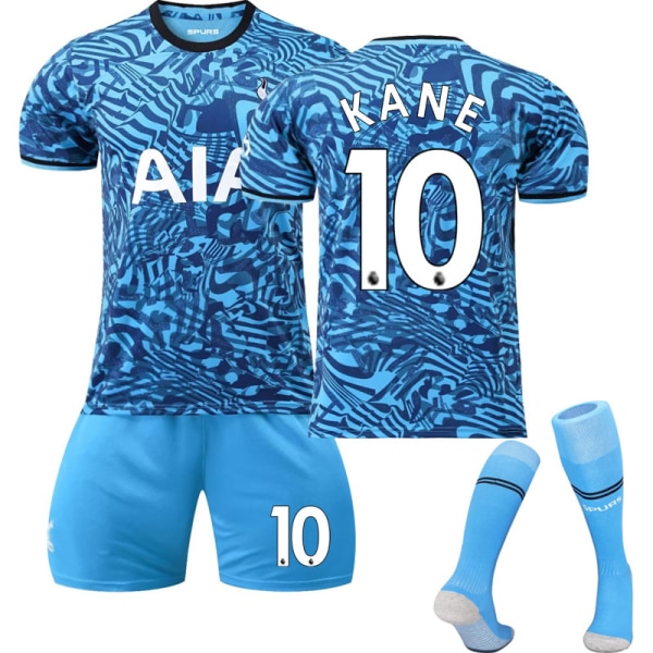 23 Ny Tottenham Bortetrøye Kits T-skjorte for Barn Fotballtrening W KANE 10 Kids 16(90-100CM)