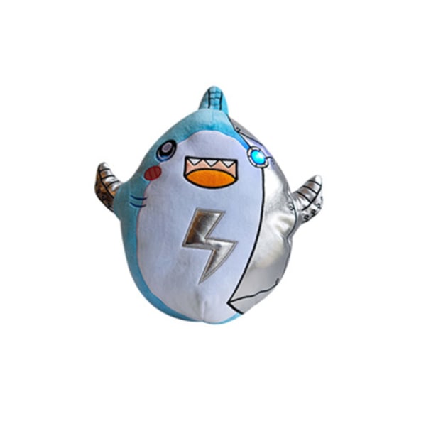 Lankybox Plys Legetøj med LED Thicc Shark Boxy Robot Doll Robot . shark