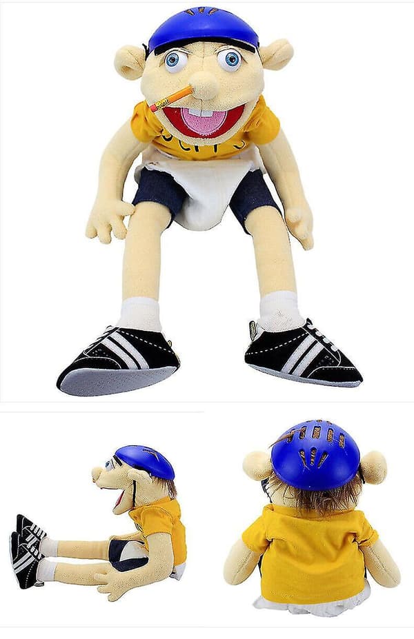 58 cm y Hat Hand Puppet Game Fyldda docka Barngåvor / Jeff