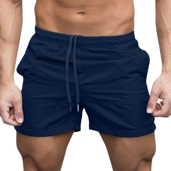 Mode män Shorts Enfärgade Beach Shorts . gray 2XL