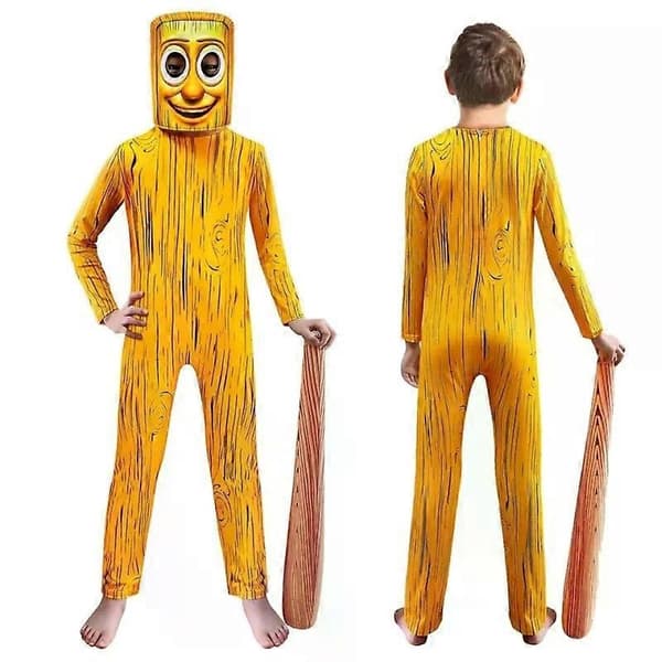 Brainrot Tung Sahur Jumpsuits Halloween Cosplay Kostym A A 150