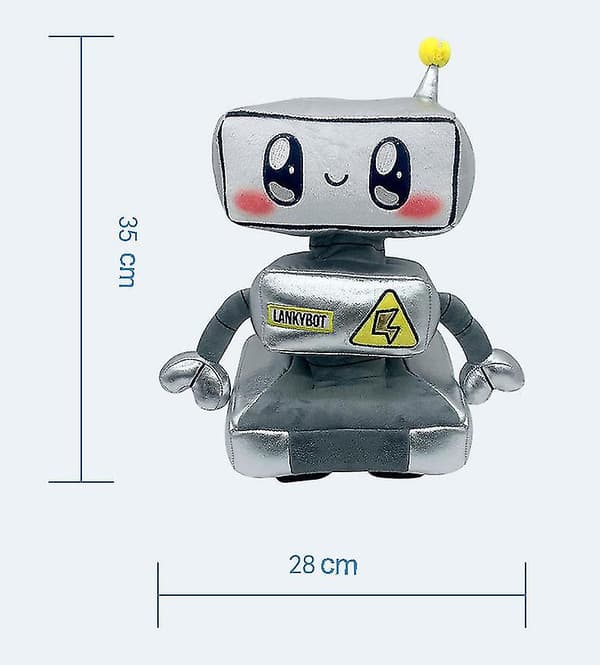 Lankybox Boxy + Foxy + Rocky pehmolelu Kid Game Figure Pehmolelu . Robot