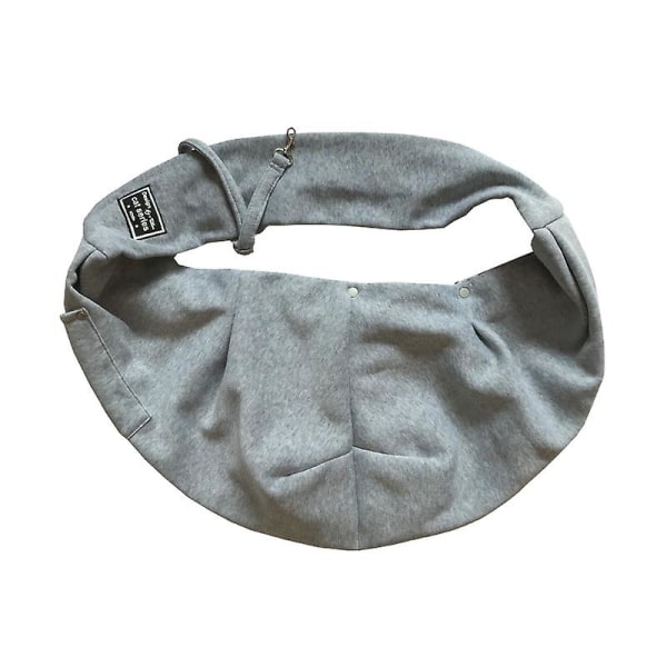 Husdjursväska Katt Hundsele Singelaxel Diagonal Valphållare Utomhus Anti Halk Pet Ryggsäck Grey