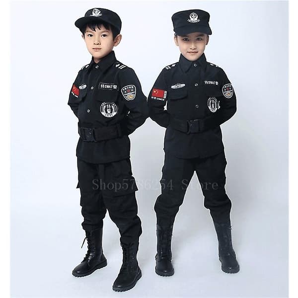 Polisuniform för barn, Cosplay- set Färg 1 W Height 160CM