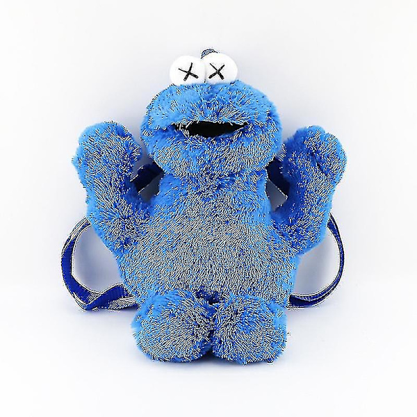 Sesame Street Plyschleksak Cookie Bert Ernie Plyschryggsäck_s 10cm Cookie Backpack
