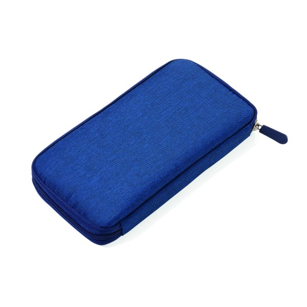 Resefodral Passfodral med RFID - Julklapp Present blå blue