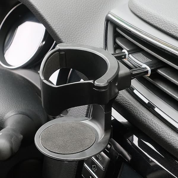 2 stk. Bilkopholder Luftventil Vandflaskeholder Universal Drik Kaffeholder