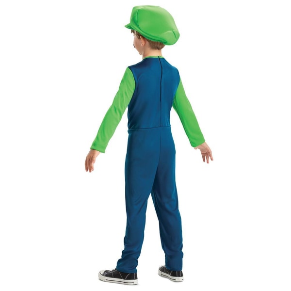 Super Mario Luigi Utklädningskläder . MultiColor M 7-8 år