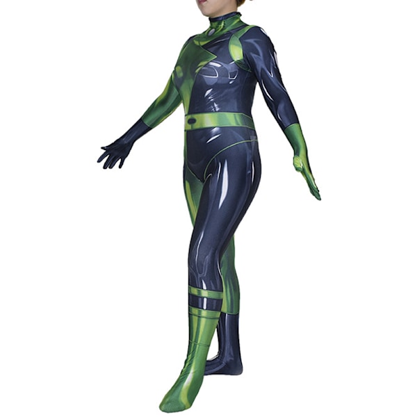 Cosplay ife Shego Kim Possible Villain Cosplay Costume Bodysuit L