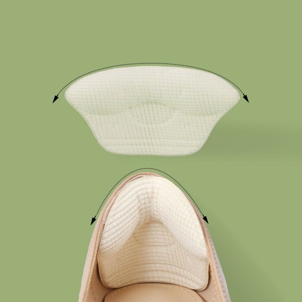 Kantapääsuoja / kantapään sisäosa parantaa pitoa kengissä 2 paria 5 Flerfärgad 5 mm