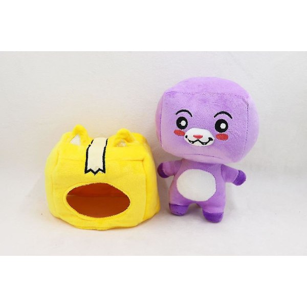 Lankybox plysjleketøy Boxy Rocky Shark Milk Robot Kosedyr Dukke Barn Gave W Foxy