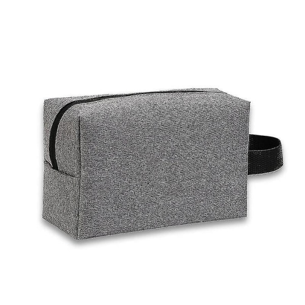 Rejse Herr Toilettaske Kvinder Kosmetisk Necessaire Case Vandtæt Dame Sminktaske Beauty Wash Pouch Håndtaske-e W Style 2-Gray