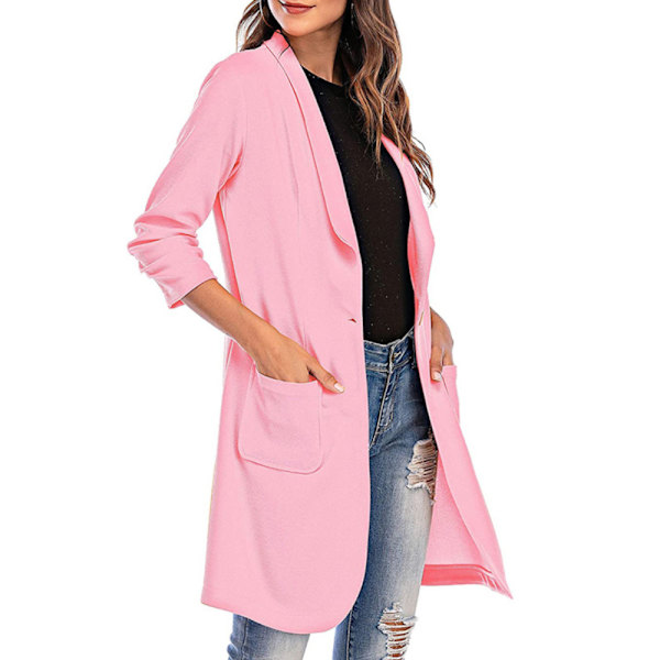 Knækket mellem længde lomme lort arbejdstøj til kvinder W pink 2XL