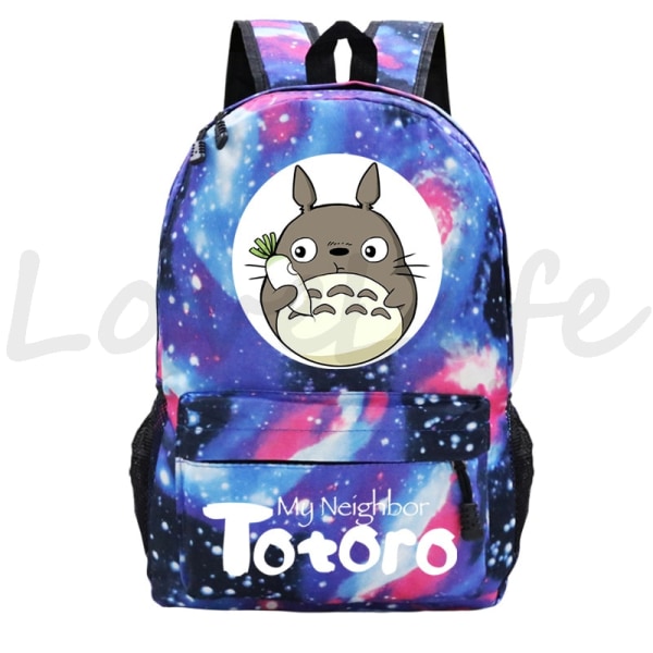 My Neighbour Totoro Ryggsäck Anime Ryggsäck Student Cartoon School Bag V style 12