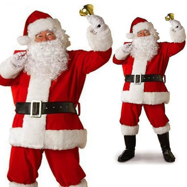 Jultomtens kostymdräkt Vuxen Jultomten Fancy Dress Herr Xmas Outfit Q XL