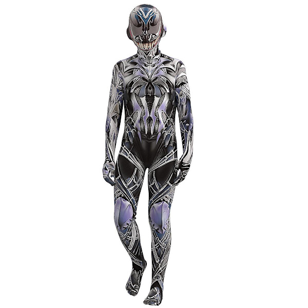 Venom Suit Cosplay Kostym Party Jumpsuit Monterade Barnkläder W 120cm