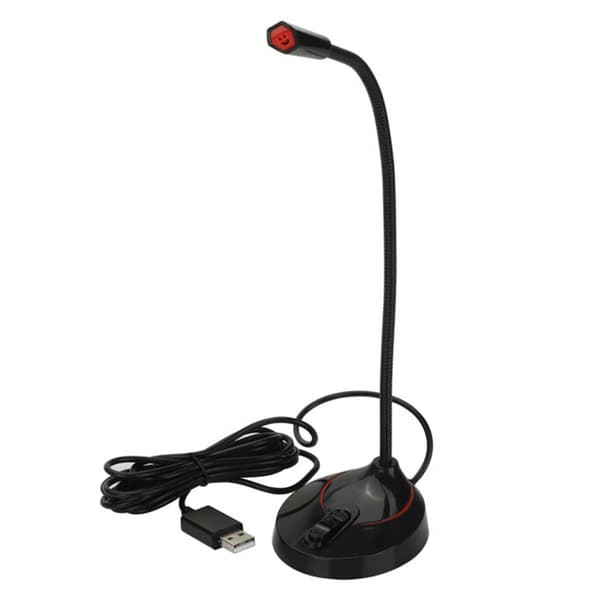 USB-skrivebords mikrofon Plug & Play PC-datamaskin Mic for datamaskin -